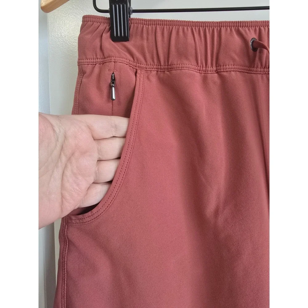 Patagonia Women Rosewood Pink Active Skort Hiking Travel Skirt with Liner Shorts - Picture 3 of 14